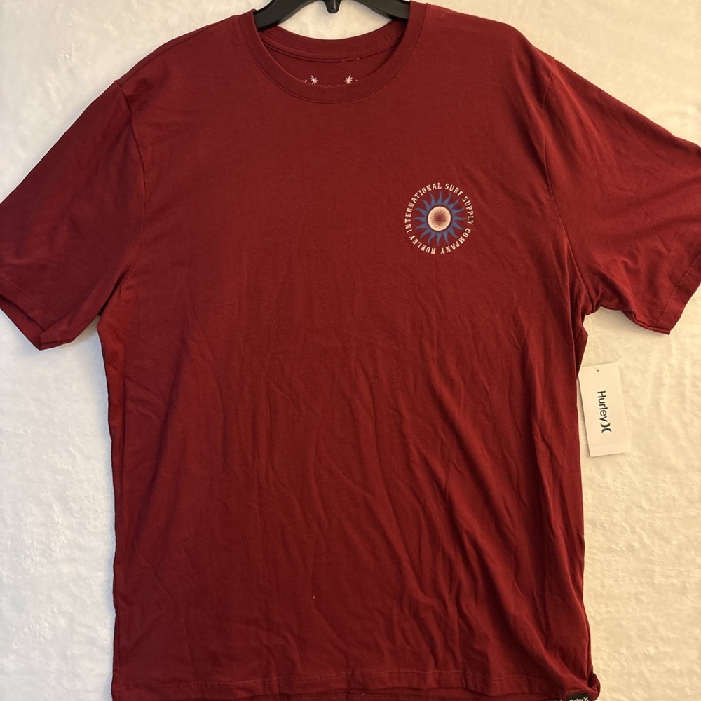 hurley tshirt men Large new, With Tags